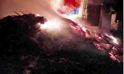 മയ്യിൽ പാടിക്കുന്നിൽ പ്ലൈവുഡ് കമ്പനിയിൽ തീപിടിത്തം