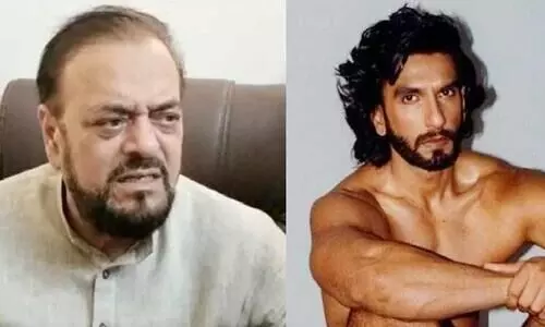 രൺവീർ സിങ്ങിന്റെ നഗ്ന ഫോട്ടോ ഷൂട്ട് ആഘോഷിക്കുന്നവർ ഹിജാബിനെ വിലക്കുന്നത് എന്തിന് -ചോദ്യം ചെയ്ത് സമാജ് വാദി പാർട്ടി എം.എൽ.എ