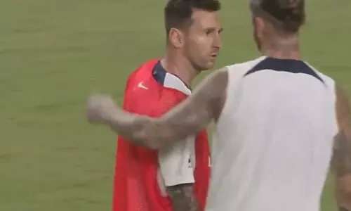 പരിശീലനത്തിനിടെ കൊമ്പുകോർത്ത് റാമോസും മെസ്സിയും..ഇവരുടെ കലിപ്പടങ്ങിയില്ലേ? എന്ന് നെറ്റിസൺസ് -വിഡിയോ