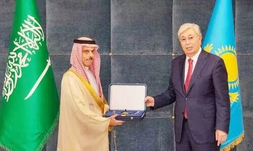 സൽമാൻ രാജാവിന് കസാഖ്സ്താൻ പരമോന്നത ബഹുമതി