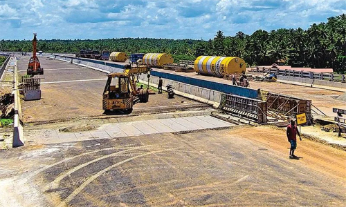 മാഹി ബൈപാസ്; മങ്ങാട്ടെ വെള്ളക്കെട്ടിന് പരിഹാരമാവുന്നു