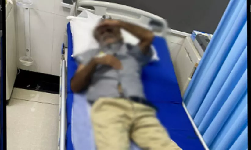 യാംബുവിൽ രോഗം ബാധിച്ച് അവശനായ മലയാളിക്ക് കെ.എം.സി.സി പ്രവർത്തകരുടെ കൈത്താങ്ങ്