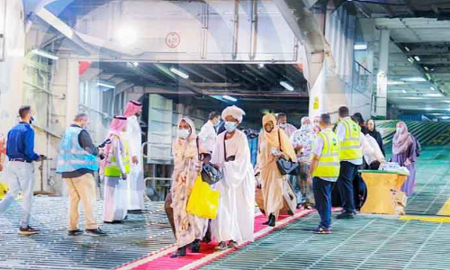 കടൽമാർഗം ഹജ്ജിനെത്തിയവർ സ്വദേശത്തേക്ക് മടങ്ങി