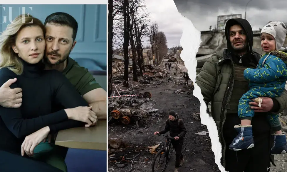 യുദ്ധത്തിനിടെ വോഗ് മാസികക്കായി ഫോട്ടോഷൂട്ട്; സെലൻസ്കിക്കും ഭാര്യക്കും സമൂഹമാധ്യമങ്ങളിൽ വിമർശനം