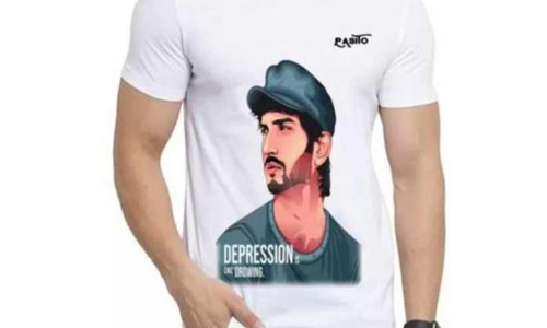 വിഷാദം മുങ്ങി മരിക്കുന്നതു ​പോലെയാണ്...ആമസോണിലും ഫ്ലിപ്കാർട്ടിലും സുശാന്ത് സിങ്ങിന്റെ ചിത്രമുള്ള ടീ ഷർട്ട് വിൽപ്പനക്ക്