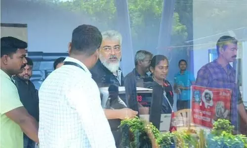superstar takes part in 47th Tamil Nadu Rifle Shooting Championship