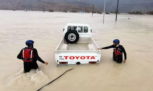 മ​ദ്​​ഹ​യി​ൽ ല​ഭി​ച്ച​ത്​ 320 മി.​മീ മ​ഴ