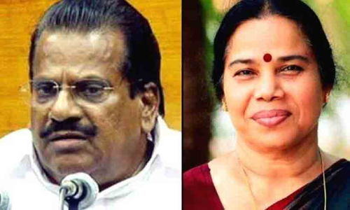 EP Jayarajan and P.K.Sreemathi