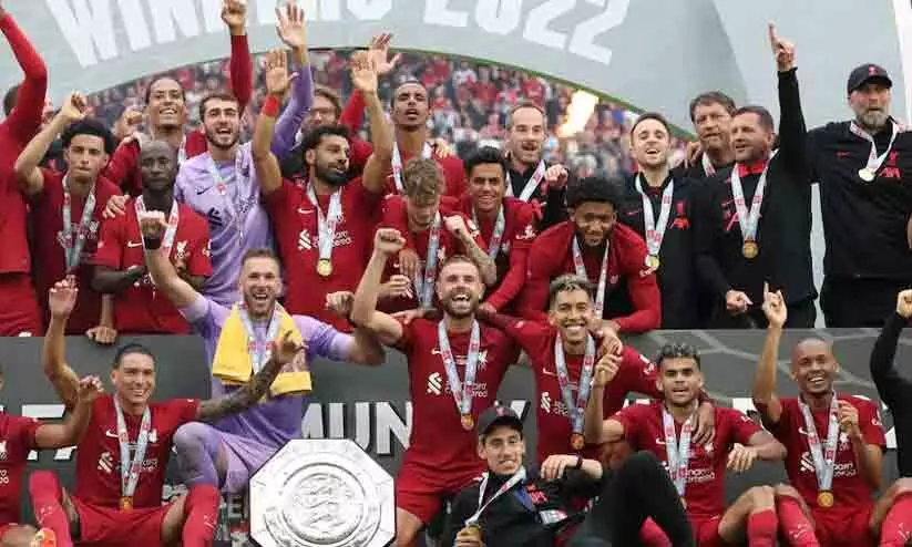 16 വർഷത്തെ ഇടവേളക്ക് ശേഷം കമ്യൂണിറ്റി ഷീൽഡിൽ ലിവർപൂൾ മുത്തം 16 വർഷത്തെ ഇടവേളക്ക് ശേഷം കമ്യൂണിറ്റി ഷീൽഡിൽ ലിവർപൂൾ മുത്തം