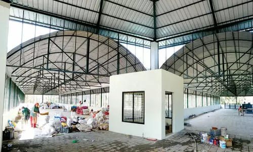 കൽപറ്റയിലെ മാലിന്യസംസ്കരണം; ഹരിത ബയോ പ്ലാന്റ് നിർമാണം അന്തിമഘട്ടത്തിൽ കൽപറ്റയിലെ മാലിന്യസംസ്കരണം; ഹരിത ബയോ പ്ലാന്റ് നിർമാണം അന്തിമഘട്ടത്തിൽ