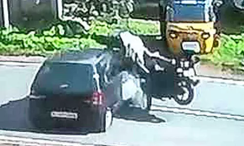 അപകടത്തിൽ ബൈക്ക് യാത്രികന് ഗുരുതര പരിക്ക്