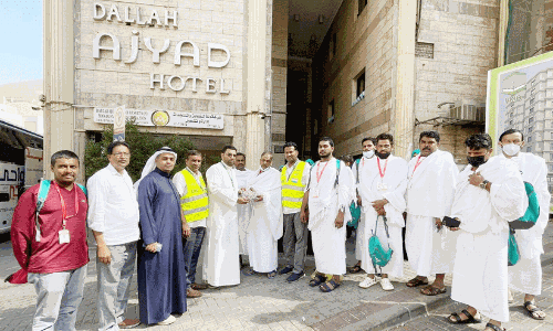 Umrah group from India
