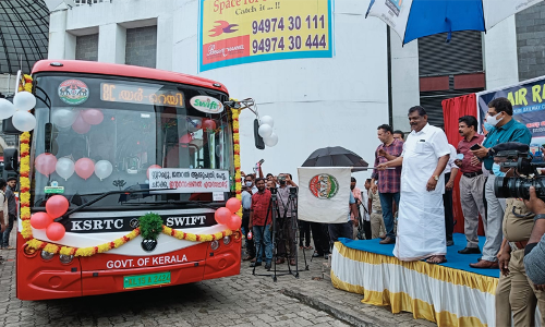 തലസ്ഥാനത്ത് ഇലക്ട്രിക് ബസുകൾ അവതരിപ്പിച്ച് കെ.എസ്.ആർ.ടി.സി