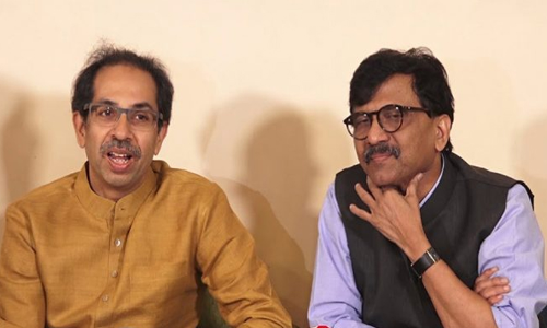 udhav and sanjay raut