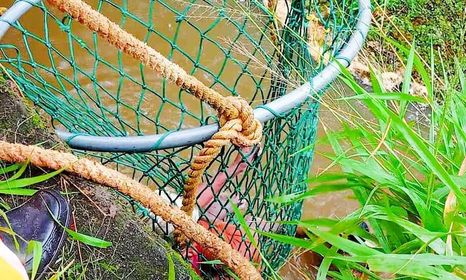 തോട്ടിൽ കുളിക്കാനിറങ്ങവെ ഒഴുക്കിൽപെട്ട വയോധികയെ രക്ഷപ്പെടുത്തി