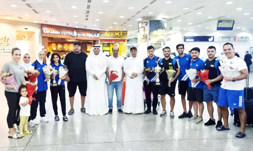 അറബ് കരാട്ടേ ചാമ്പ്യൻഷിപ്പിൽ മെഡലുകൾ വാരിക്കൂട്ടി കുവൈത്ത്