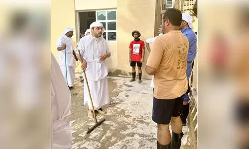 ദുരന്ത മേഖലയിൽ സേവനത്തിന്   രാജകുടുംബാംഗങ്ങളും