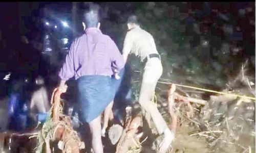 കനത്ത മഴ; മലയോരത്ത് ഉരുൾപൊട്ടൽ