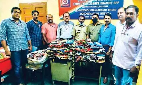 ട്രെയിനിൽ നിരോധിത പുകയില ഉൽപന്നങ്ങൾ കണ്ടെടുത്തു