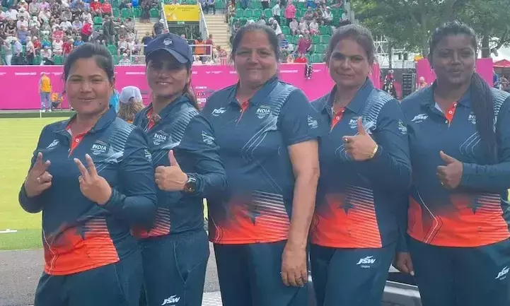 ചരിത്രം കുറിച്ച് ഇന്ത്യൻ വനിതകൾ; ലോൺ ബോൾസിൽ സ്വർണം