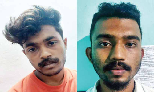 മോഷണം: രണ്ട് യുവാക്കൾ പിടിയിൽ