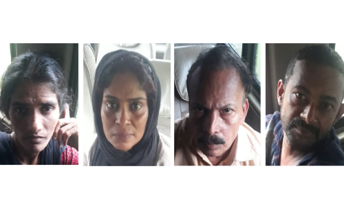 ഒരു കോടിയുടെ ഹാഷിഷ് ഓയിലുമായി സ്ത്രീകൾ ഉൾപ്പെടെ നാലുപേർ പിടിയിൽ