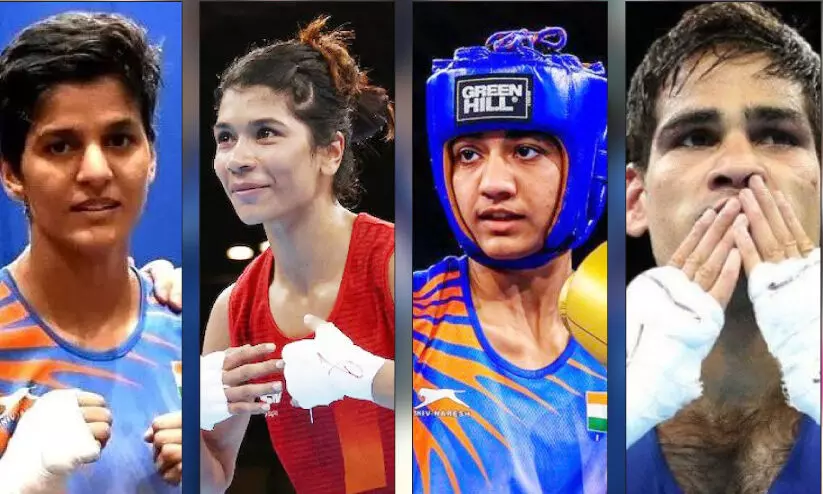 Indian boxing team