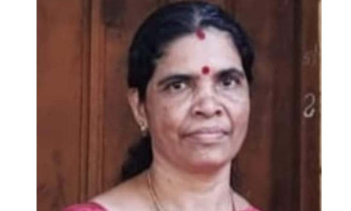 ഒഴുക്കിൽപ്പെട്ട് കാണാതായ മുൻ അധ്യാപികയുടെ മൃതദേഹം കണ്ടെത്തി