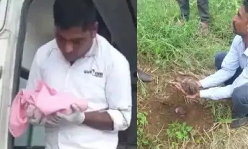 new born buried live