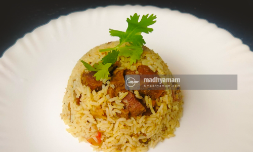 cooker beef biryani