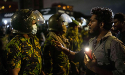 ശ്രീലങ്കയിൽ പ്രക്ഷോഭകരെ വേട്ടയാടുന്നതായി പരാതി