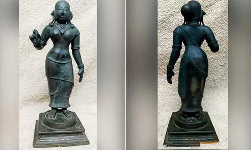 400 വർഷം പഴക്കം, രണ്ട് കോടിയിലേറെ വില; വിൽക്കാൻ ശ്രമിക്കുന്നതിനിടെ പുരാതന വിഗ്രഹം പിടിച്ചെടുത്തു; നാലുപേർ അറസ്റ്റിൽ