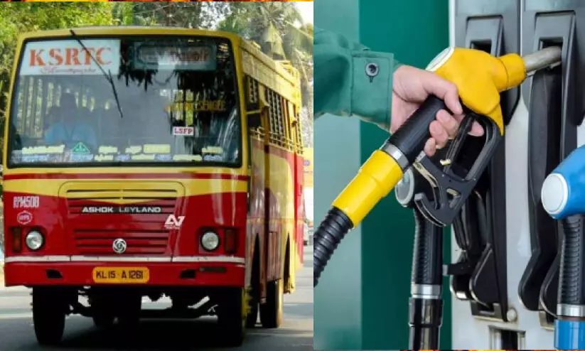 കെ.എസ്.ആർ.ടി.സി സ്വകാര്യ പമ്പുകളിൽനിന്ന് ഇന്ധനം നിറക്കും കെ.എസ്.ആർ.ടി.സി സ്വകാര്യ പമ്പുകളിൽനിന്ന് ഇന്ധനം നിറക്കും