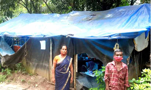 പഞ്ചായത്ത് പുറമ്പോക്കിലെ ദലിത് കുടുംബത്തെ കുടിയൊഴിപ്പിക്കാനുള്ള നീക്കം വിവാദത്തിൽ