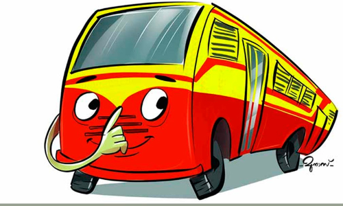 കെ.എസ്.ആർ.ടി.സി ഇന്ന് പത്തിലൊന്ന് മാത്രം