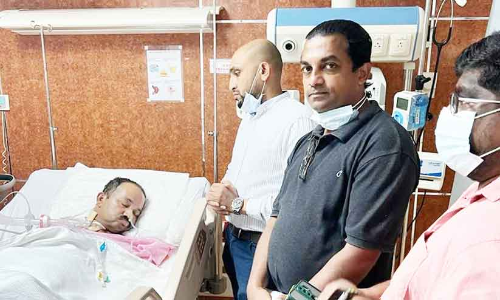 എട്ടുമാസം വെന്‍റിലേറ്ററിലായ അമീർ ഹംസയെ നാട്ടിലേക്ക് കൊണ്ടുപോയി