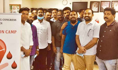 ഐ.വൈ.സി.സി ബഹ്‌റൈൻ രക്തദാന ക്യാമ്പ് സംഘടിപ്പിച്ചു