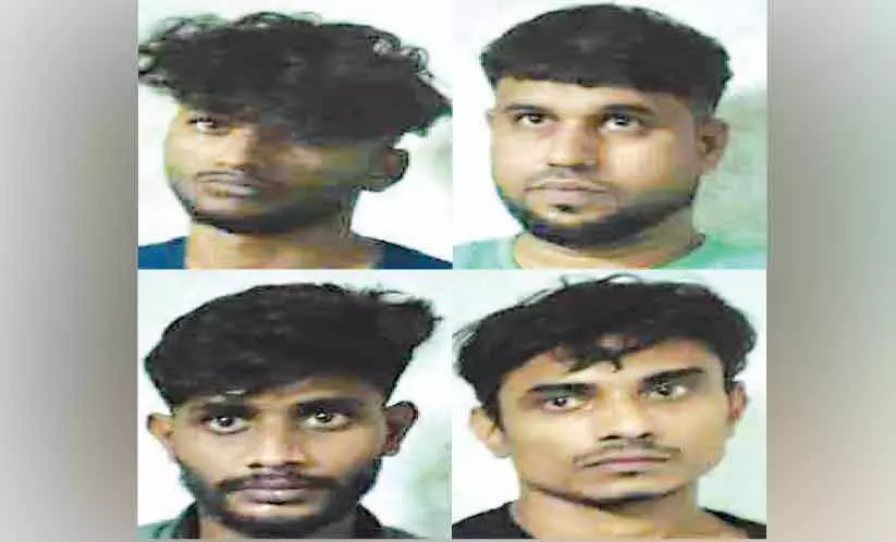 മയക്കുമരുന്നും കഞ്ചാവുമായി നാലു യുവാക്കൾ അറസ്റ്റിൽ