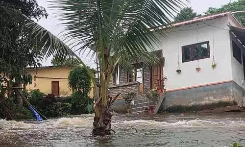 മടവീണ് ചമ്പക്കുളത്ത് രണ്ട് വീടുകള്‍ തകര്‍ന്നു