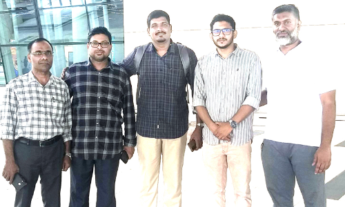 ഡോ. ​ന​ഹാ​സ് മാ​ള​ക്ക് സ്വീ​ക​ര​ണം ന​ൽ​കി