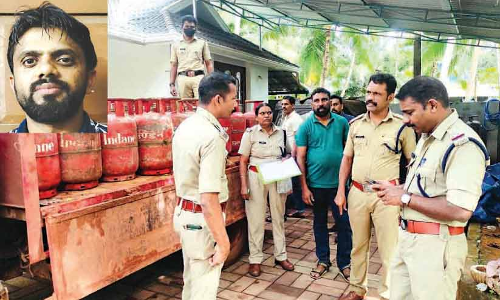 അനധികൃത ഗ്യാസ് റീഫില്ലിങ് കേന്ദ്രം നടത്തിയയാൾ പിടിയിൽ