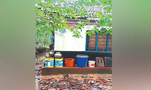 കാട്ടാന വീട് തകർത്തു