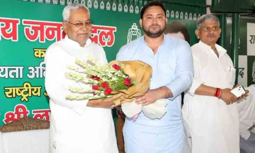 Nitish Kumar, Tejashwi Yadav Nitish Kumar, Tejashwi Yadav
