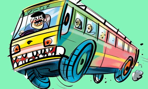 സ്വകാര്യ ബസിന്റെ മരണപ്പാച്ചിൽ, അന്വേഷണം ആരംഭിച്ചു സ്വകാര്യ ബസിന്റെ മരണപ്പാച്ചിൽ, അന്വേഷണം ആരംഭിച്ചു