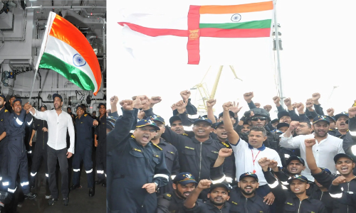 ഇന്ത്യൻ നാവിക സേനക്കൊപ്പം ഒരു ദിനം ചെലവഴിച്ച് സൽമാൻ ഖാൻ