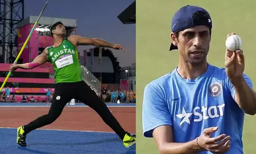 നീരജ് ചോപ്രയെ ആശിഷ് നെഹ്റയാക്കി; പാക് രാഷ്ട്രീയ നിരീക്ഷകനെ ട്രോളി മുൻ ഇന്ത്യൻ ക്രിക്കറ്റ് താരം