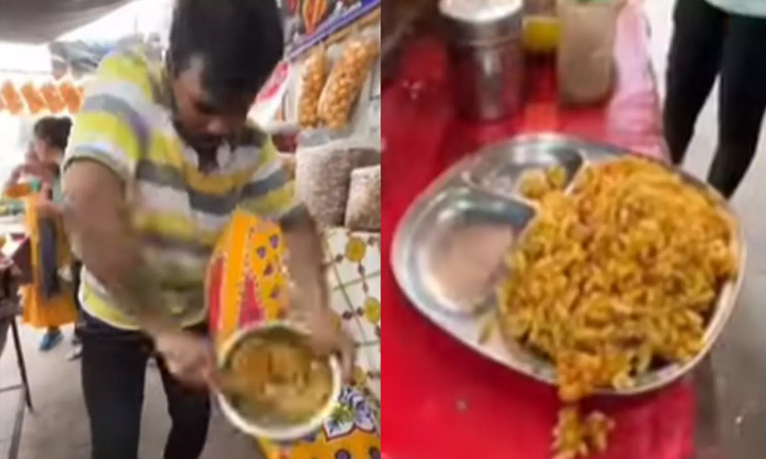 പറക്കും ദോശക്ക് പിന്നാലെ വൈറലായി ഹെലികോപ്ടർ ഭേൽ VIDEO