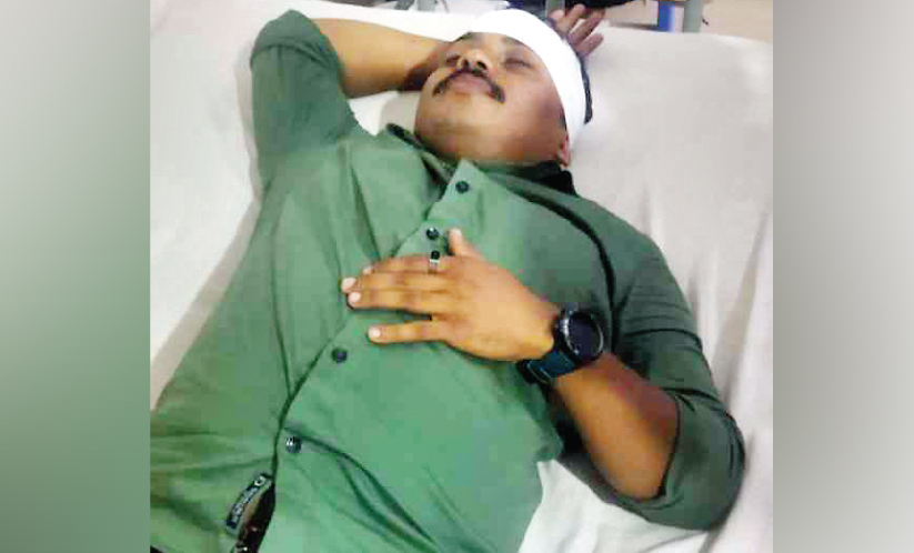 മാധ്യമ പ്രവർത്തകന് മർദനം മാധ്യമ പ്രവർത്തകന് മർദനം