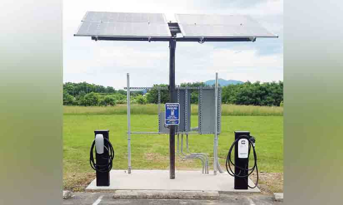 ജില്ലയിലെ ആദ്യ സോളാര്‍ വാഹന ചാര്‍ജിങ് സ്റ്റേഷന്‍ ഉദ്ഘാടനം ഇന്ന്