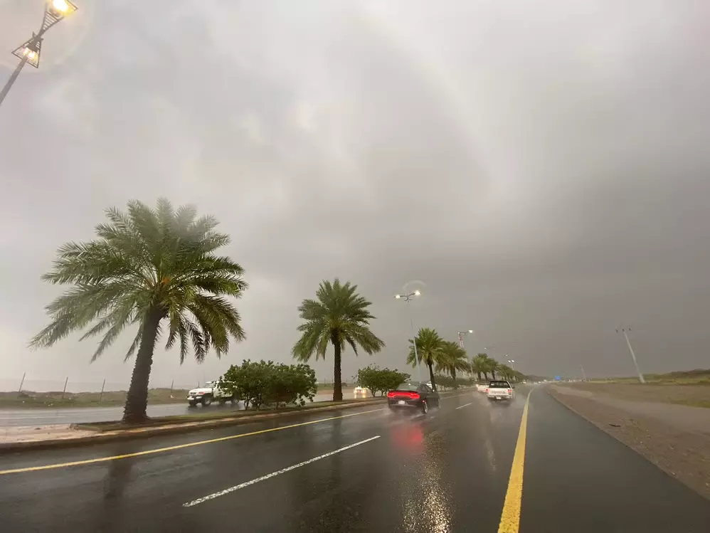 ജീസാനിൽ കനത്ത മഴ